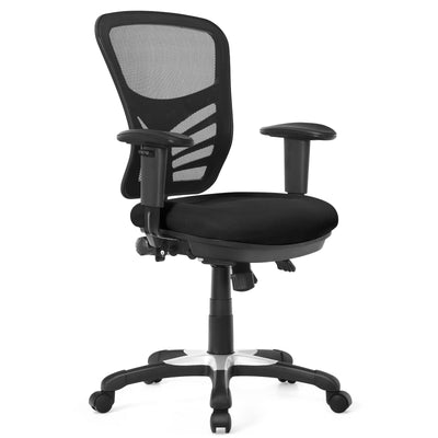 Ergonomic Mesh Office Chair with Adjustable Back Height and Armrests - Relaxacare
