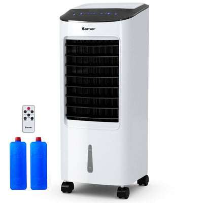 Evaporative Portable Air Cooler Fan Humidifier with Remote Control for Home and Office - Relaxacare