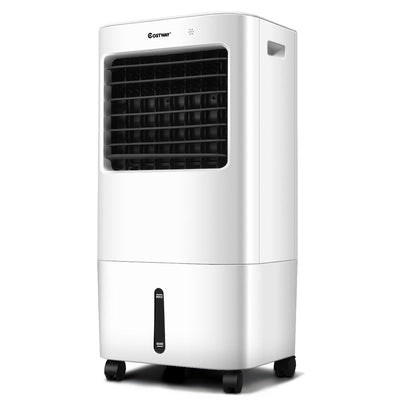 Evaporative Portable Air Cooler Fan with Remote Control-White - Relaxacare