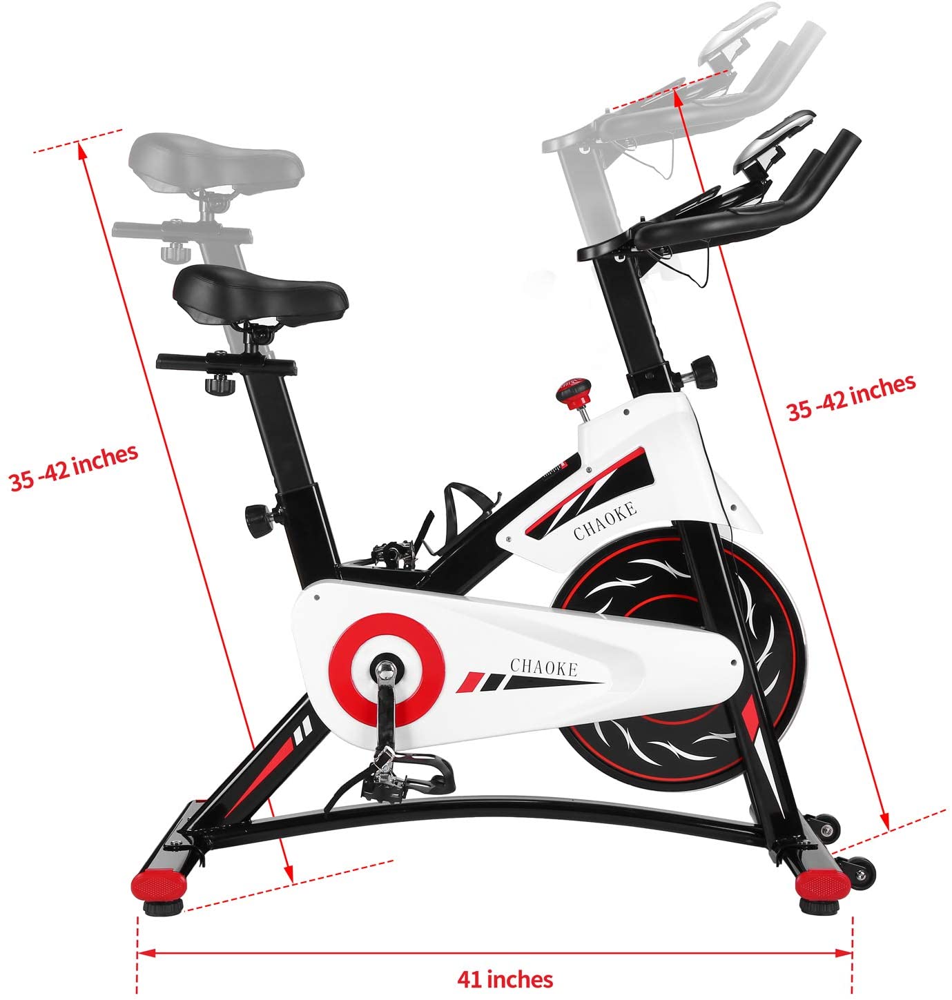 Exercise Bike CHAOKE Indoor Cycling Bike Stationary Bike Magnetic Re