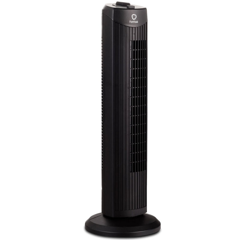 Fantask 35W 28 Inch Quiet Bladeless Oscillating Tower Fan-Black - Relaxacare
