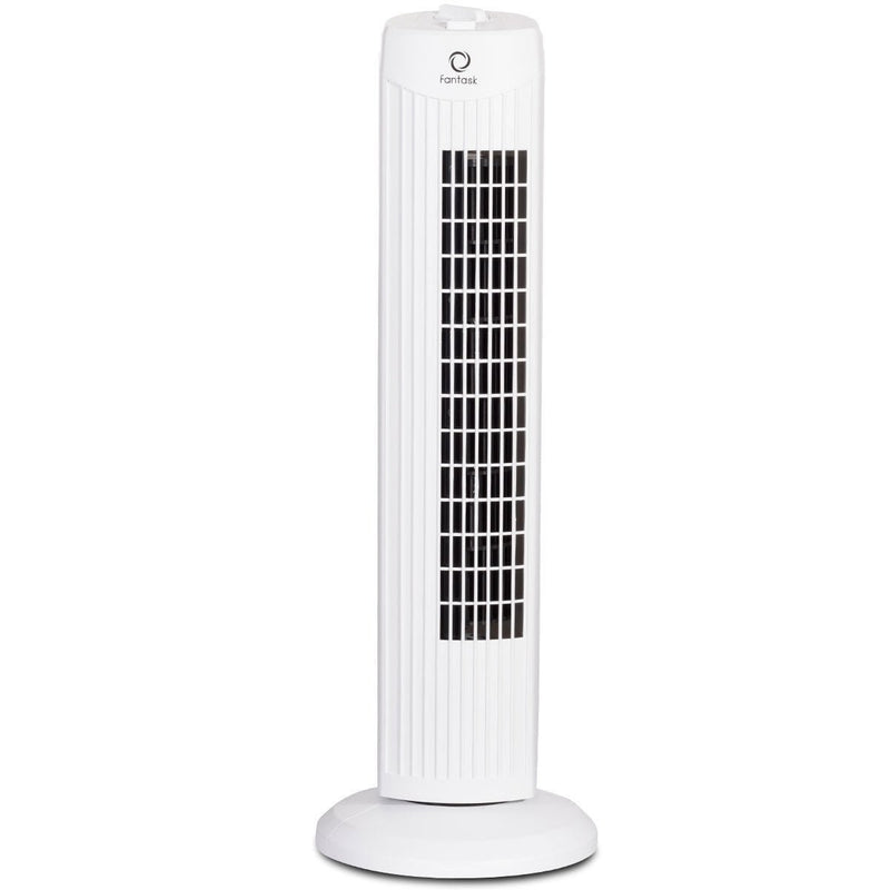 Fantask 35W 28 Inch Quiet Bladeless Oscillating Tower Fan-White - Relaxacare