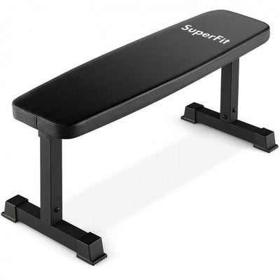 Flat Weight Bench 660 LBS Heavy Duty Strength Training Bench - Relaxacare
