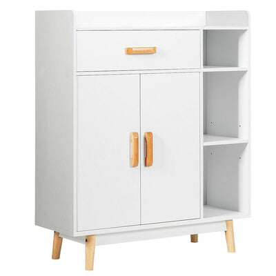Floor Storage Cabinet Free Standing Cupboard Chest - Relaxacare