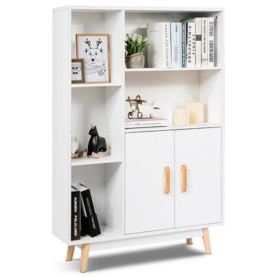 Floor Storage Free Standing Wooden Display Bookcase - Relaxacare