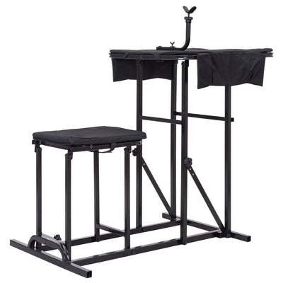 Foldable Bench with Adjustable Height Table - Relaxacare