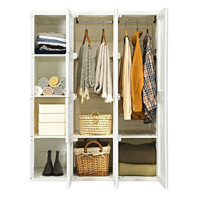 Foldable Closet Clothes Organizer with 12 Cubby Storage - Relaxacare