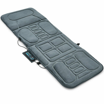 Foldable Massage Mat with Heat and 10 Vibration Motors - Relaxacare