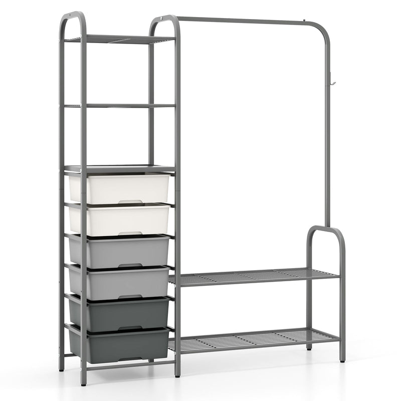 Free Standing Closet Organizer with Removable Drawers and Shelves - Relaxacare