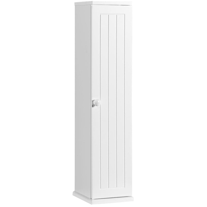 Free Standing Toilet Paper Holder with 4 Shelves and Top Slot for Bathroom - Relaxacare