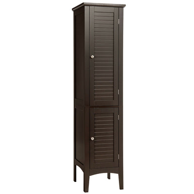 Freestanding Bathroom Storage Cabinet for Kitchen and Living Room-Brown - Relaxacare