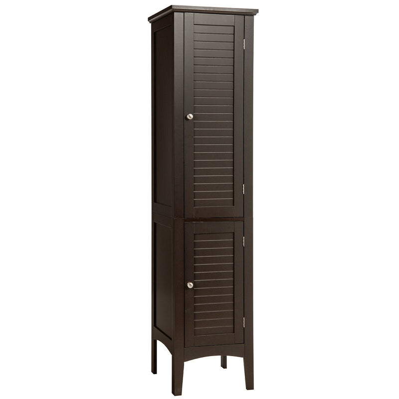 Freestanding Bathroom Storage Cabinet for Kitchen and Living Room-Brown - Relaxacare