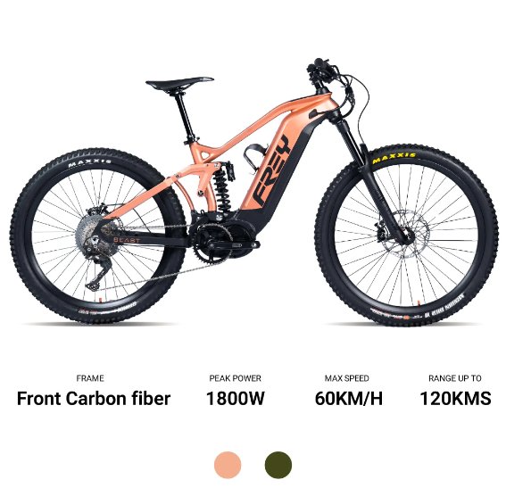 Frey Bike - BEAST E-Bike - Custom 60V Bafang M620 - UP To 60 KM/H - Relaxacare