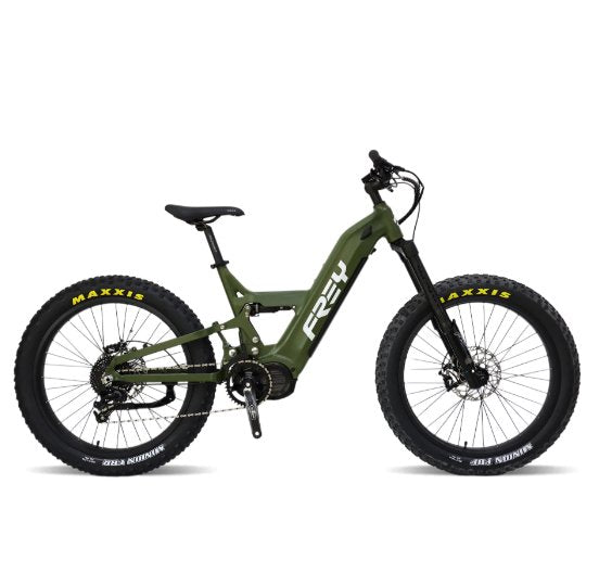 Frey Bike - CC FAT E-Bike - Bafang M620 - Fat Tire Full Suspension - Relaxacare