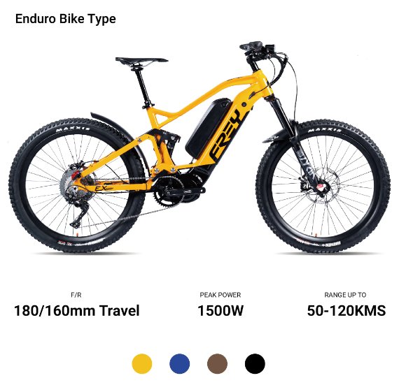 Frey Bike - EX PRO - Bafang M620 - Full Suspension - Dual Battery Enduro Version - Relaxacare