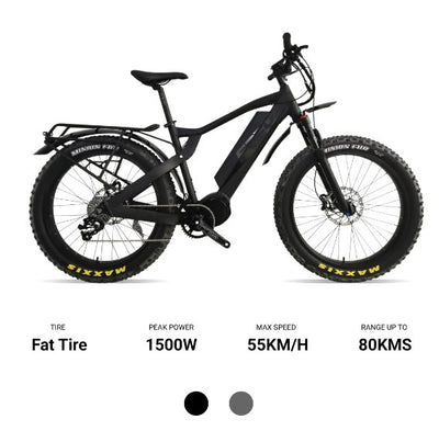 Frey Bike - HUNTER - Bafang M62 Electric Hunting Bike - Up To 55 KM/H - Relaxacare