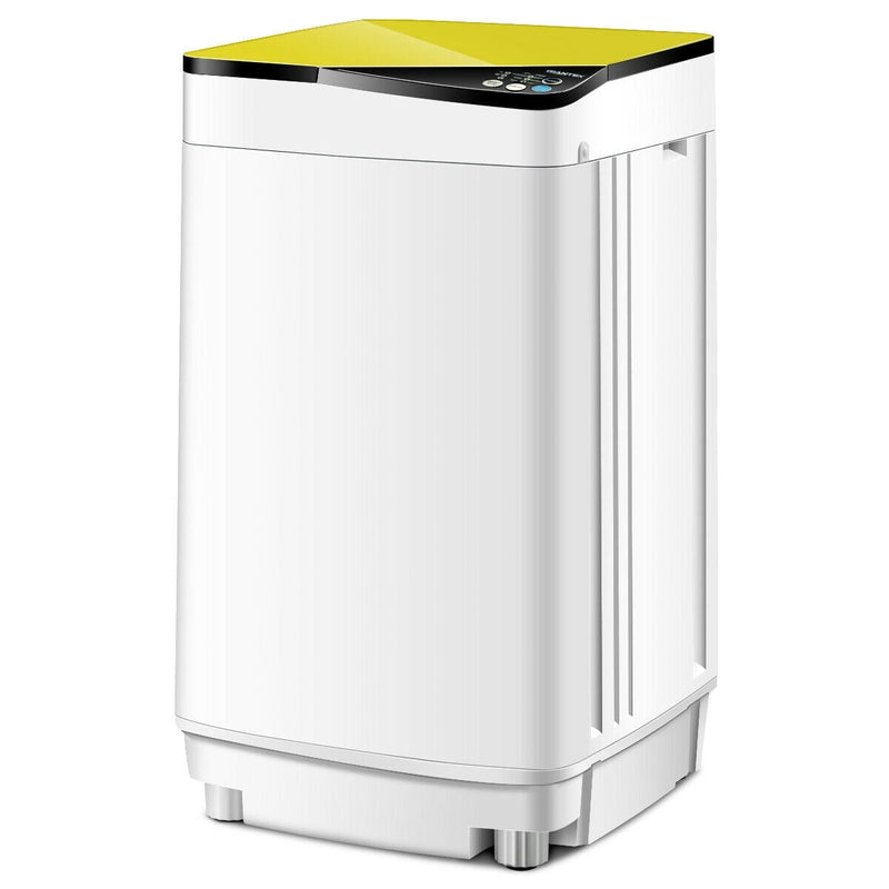 Full-automatic Washing Machine 7.7 lbs Washer / Spinner Germicidal-Yellow - Relaxacare