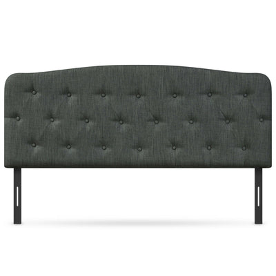 Full Size Faux Linen Upholstered Headboard with Adjustable Heights - Relaxacare
