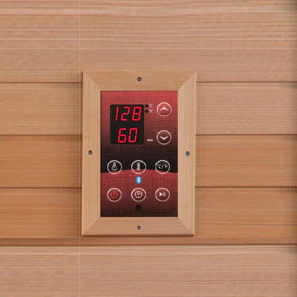 GDI-3356-01 Low EMF Far Infrared Sauna, Corner Unit Torino Edition - Relaxacare