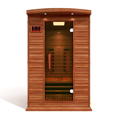 GDI - Maxxus Sauna - Full Spectrum Near Zero EMF - MX-M206-01-FS CED Red Cedar - Relaxacare