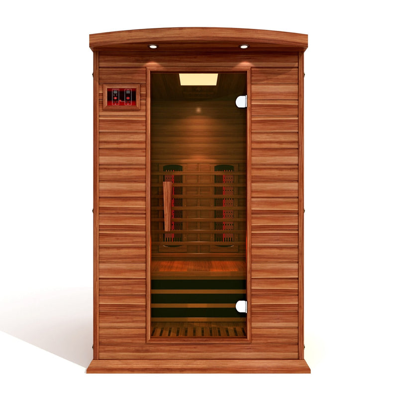 GDI - Maxxus Sauna - Full Spectrum Near Zero EMF - MX-M206-01-FS CED Red Cedar - Relaxacare