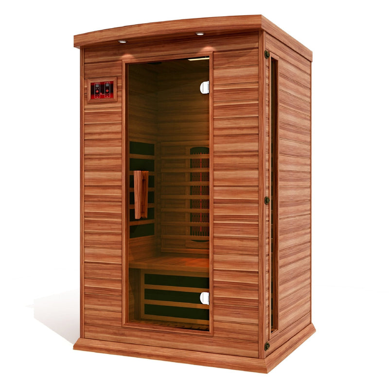 GDI - Maxxus Sauna - Full Spectrum Near Zero EMF - MX-M206-01-FS CED Red Cedar - Relaxacare