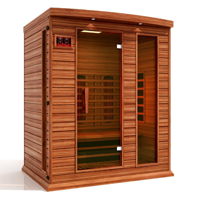 GDI - Maxxus Sauna - Full Spectrum Near Zero EMF - MX-M306-01-FS CED Red Cedar - Relaxacare