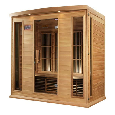 GDI - Maxxus Sauna - Low EMF MX-K406-01 CED Red Cedar - Relaxacare