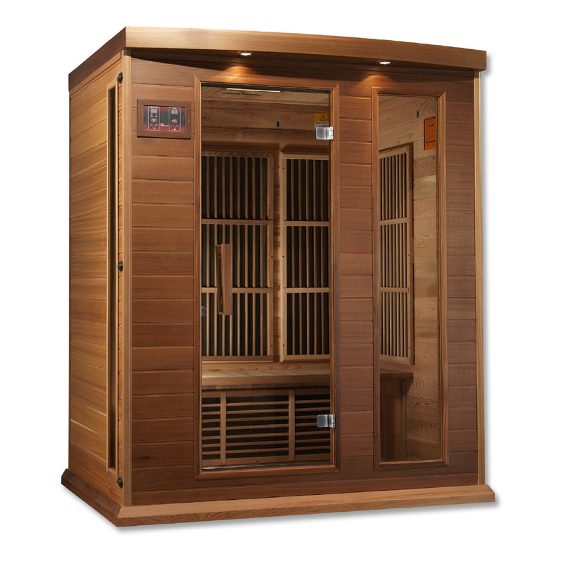 GDI - Maxxus Sauna - Near Zero EMF - MX-K306-01-ZF CED Red Cedar - Relaxacare