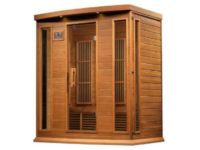 GDI - Maxxus Sauna - Near Zero EMF - MX-K406-01-ZF CED Red Cedar - Relaxacare