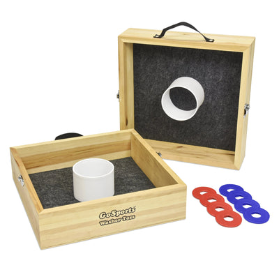 GoSports-Premium Birch Wood Washer Toss Game - Relaxacare