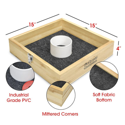GoSports-Premium Birch Wood Washer Toss Game - Relaxacare