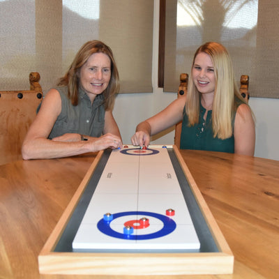 GoSports-Shuffleboard and Curling 2-in-1 Board Game - Relaxacare