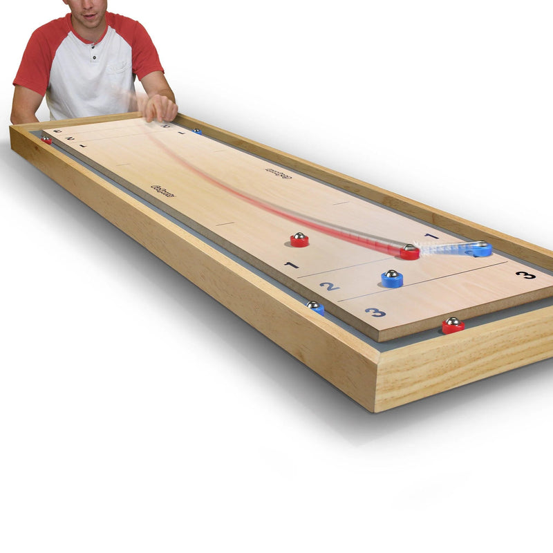 GoSports-Shuffleboard and Curling 2-in-1 Board Game - Relaxacare