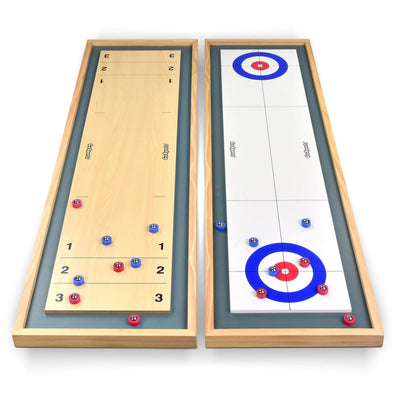 GoSports-Shuffleboard and Curling 2-in-1 Board Game - Relaxacare