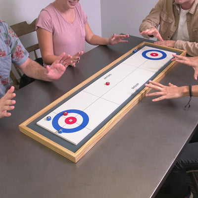 GoSports-Shuffleboard and Curling 2-in-1 Board Game - Relaxacare