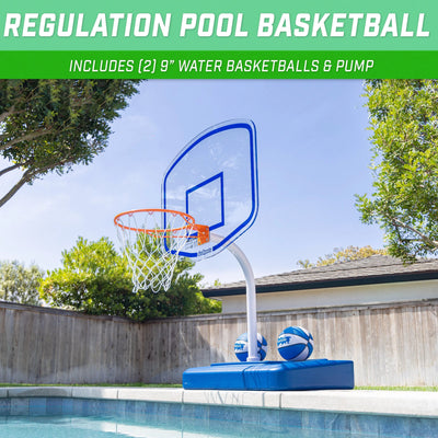 GoSports-Splash Hoop Elite Pool Basketball Blue - Relaxacare