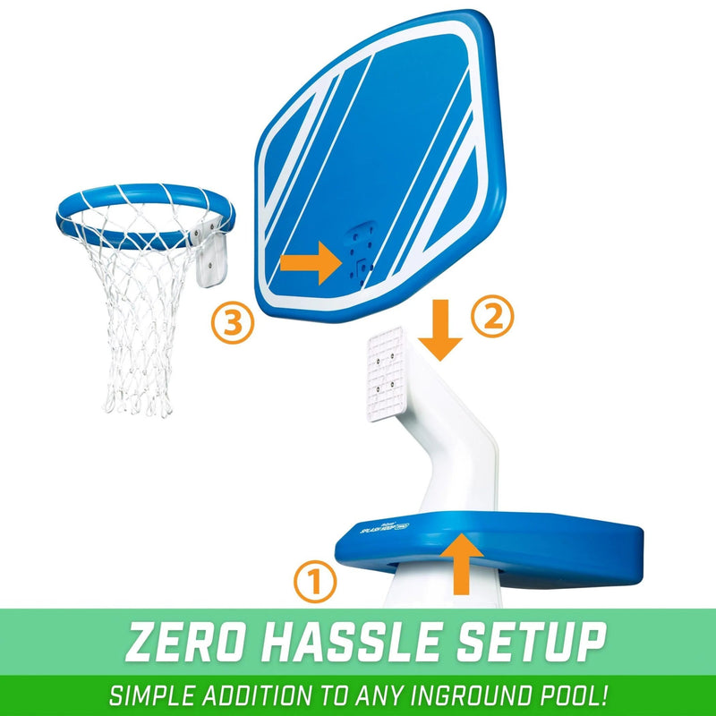 GoSports-Splash Hoop Pro Pool Basketball Blue - Relaxacare