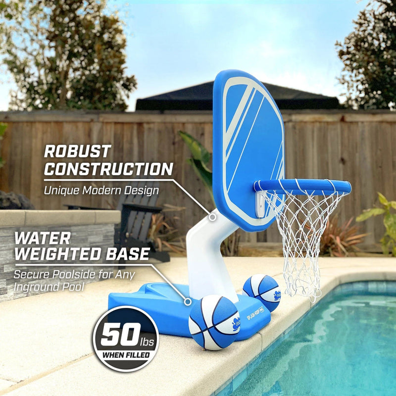 GoSports-Splash Hoop Pro Pool Basketball Blue - Relaxacare