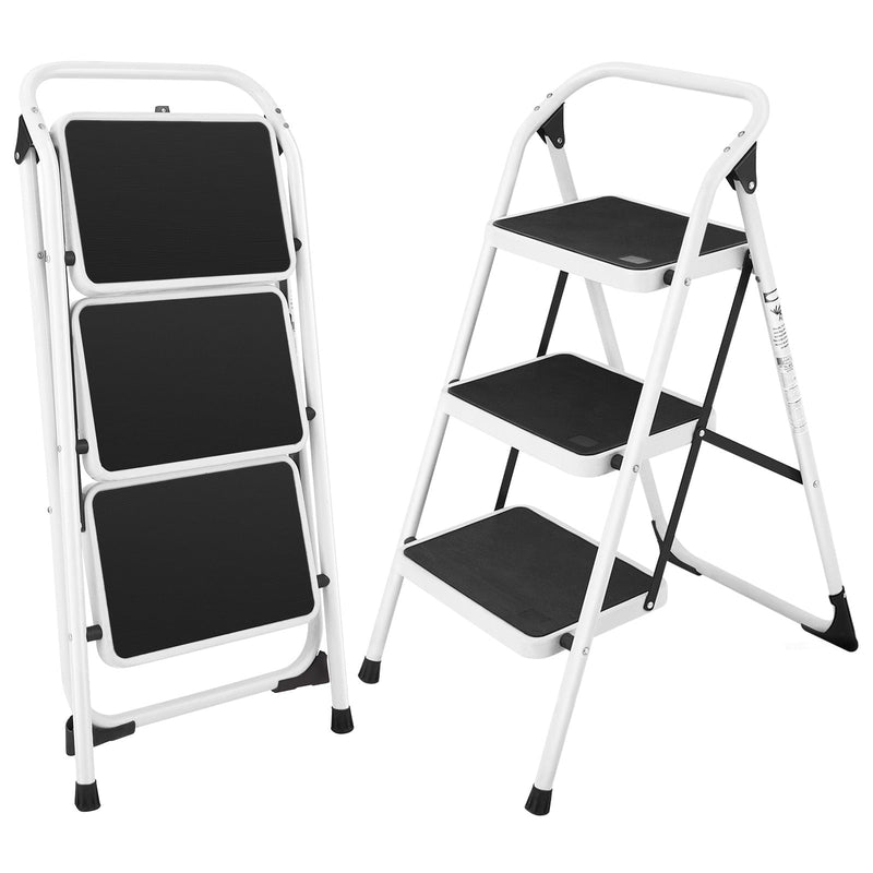 HD 3 Step Ladder Platform Lightweight Folding Stool - Relaxacare