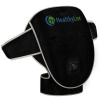 HealthyLine - Soft Portable Heated Gemstone Pad - Shoulder Model with Power-bank - Relaxacare