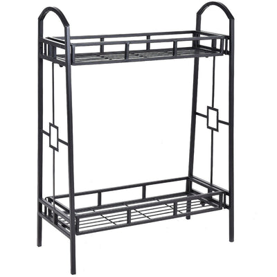 Heavy Duty 2-Tier Metal Flower Plant Stand - Relaxacare