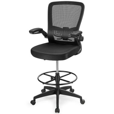 Height Adjustable Drafting Chair with Flip Up Arms - Relaxacare