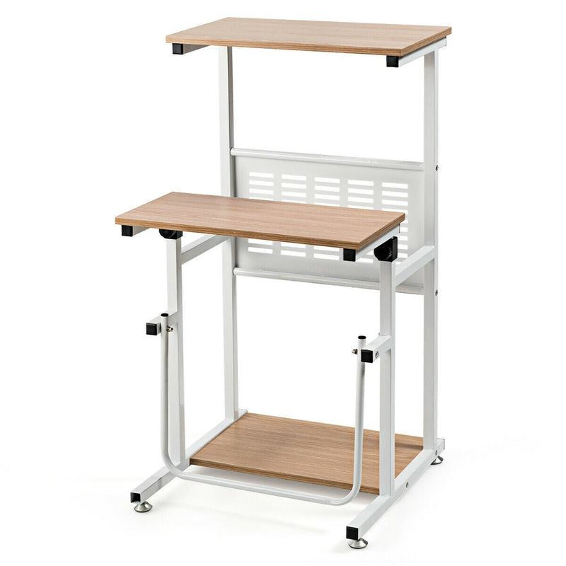 Height Adjustable Stand Up Desk Computer Workstation - Relaxacare