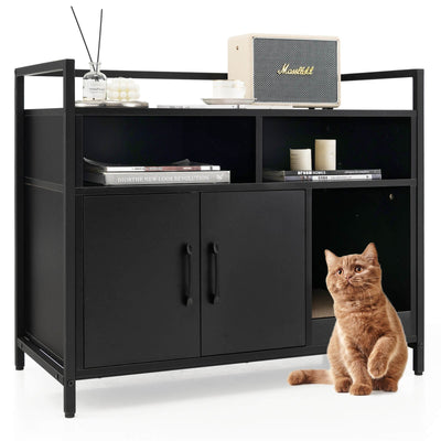Hidden Cat Washroom with Double Doors and Scratch Cardboard - Relaxacare