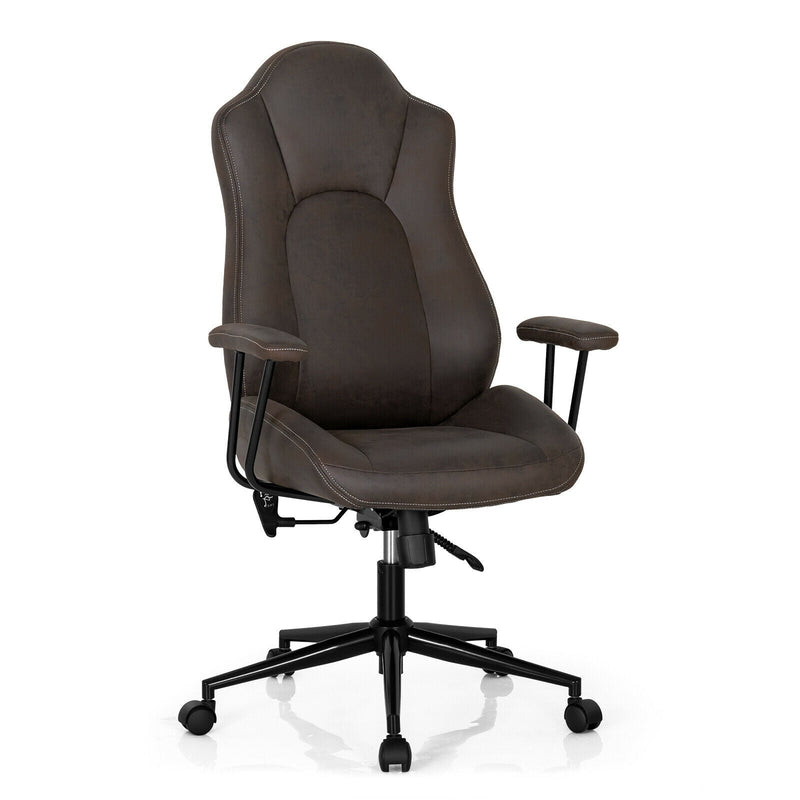 High Adjustable Back Executive Office Chair with Armrest - Relaxacare