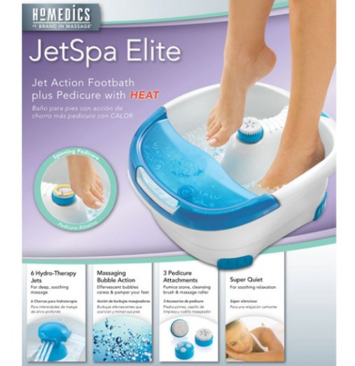 HOMEDICS Pedicure Spa Footbath with Heat - Relaxacare