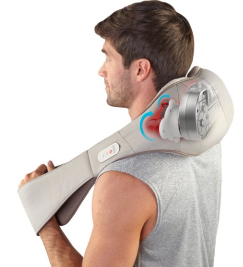 HOMEDICS Quad Action Neck & Shoulder Massager with heat - Relaxacare