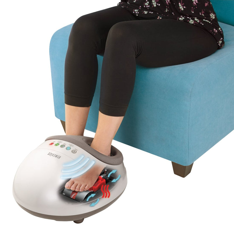HOMEDICS Shiatsu & Air Compression Heal to Toe Massager with heat - Relaxacare