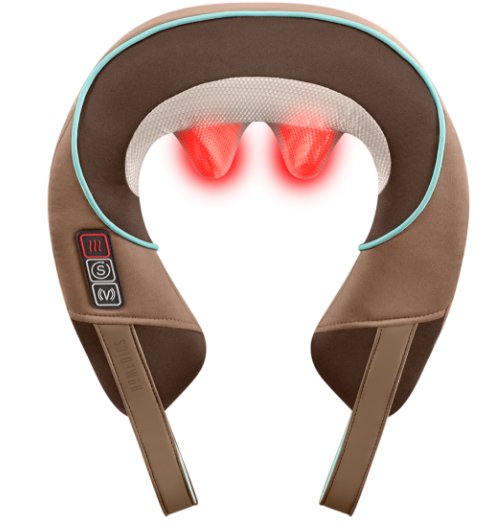 HOMEDICS Shiatsu/Vibration Neck & Shoulder Massager With Heat - Relaxacare
